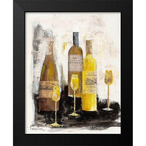 Elegante harmonie Black Modern Wood Framed Art Print by Persillon, Francoise