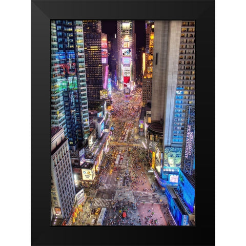 Renaissance Black Modern Wood Framed Art Print by Terrible, Aurelien