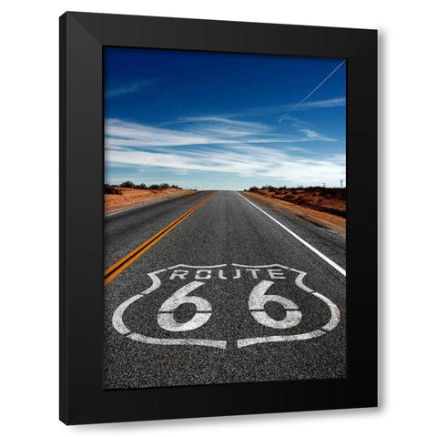 On the Road Again Black Modern Wood Framed Art Print by Terrible, Aurelien
