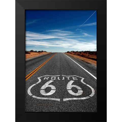 On the Road Again Black Modern Wood Framed Art Print by Terrible, Aurelien