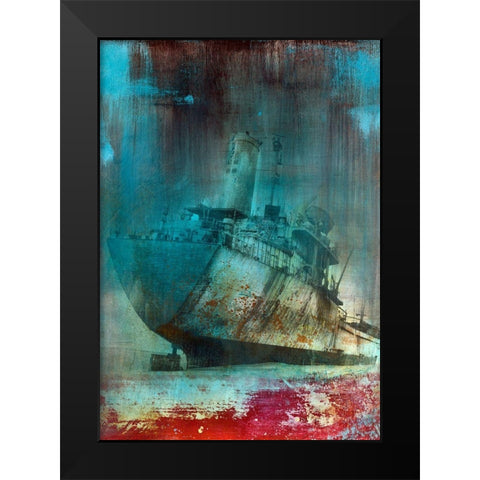 Malika I Black Modern Wood Framed Art Print by Streicher, Tibo