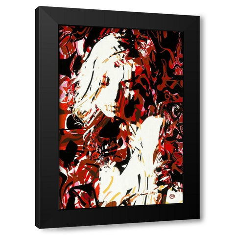 Angelique Black Modern Wood Framed Art Print by Vinet, Yannick