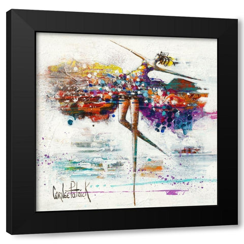 C est beau la vie Black Modern Wood Framed Art Print with Double Matting by Cornee, Patrick