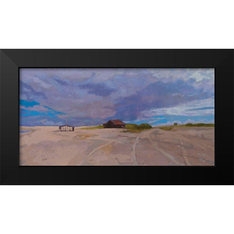 Passage / Vers Camocim Black Modern Wood Framed Art Print by Mazur-Devaux, Ewa