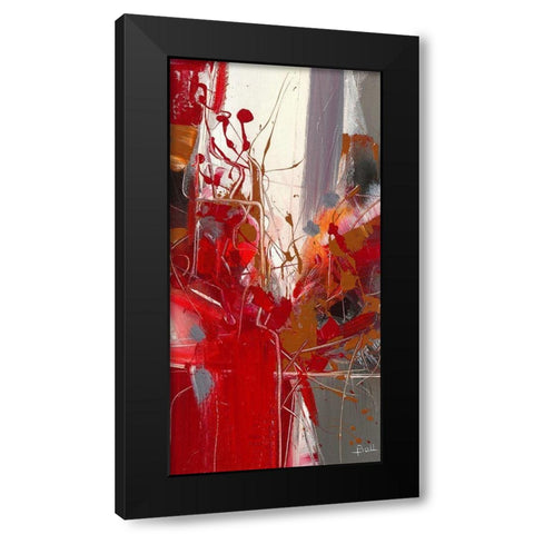 Jazz II Black Modern Wood Framed Art Print by Ball, Veronique