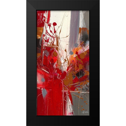 Jazz II Black Modern Wood Framed Art Print by Ball, Veronique