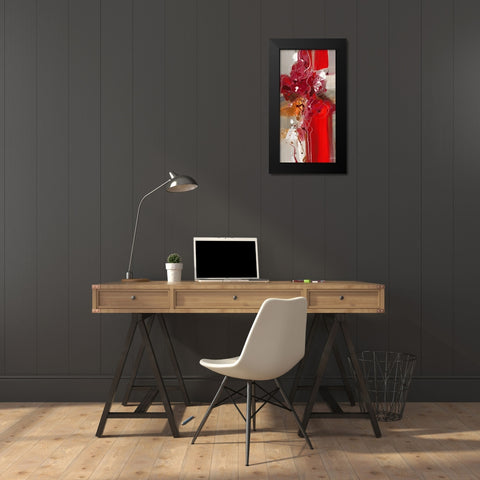 Jazz III Black Modern Wood Framed Art Print by Ball, Veronique