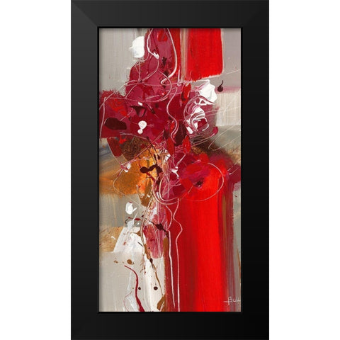 Jazz III Black Modern Wood Framed Art Print by Ball, Veronique