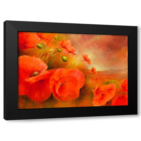Im Abendlicht Black Modern Wood Framed Art Print with Double Matting by Schmucker, Annette