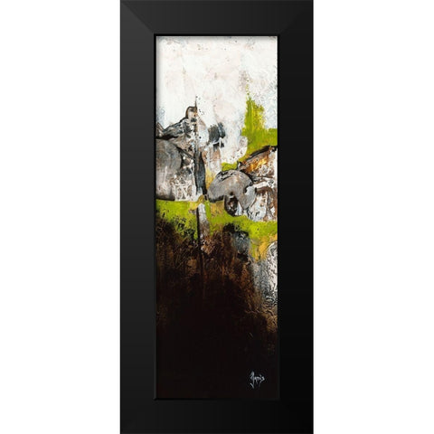 Naturellement II Black Modern Wood Framed Art Print by Jadis