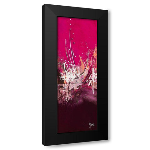 Espiegle Black Modern Wood Framed Art Print with Double Matting by Jadis