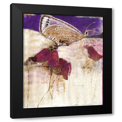 Der Besucher Black Modern Wood Framed Art Print by Dreyer, Ingeborg