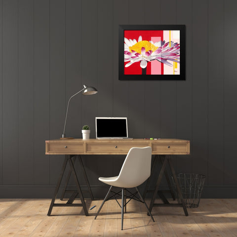 Paquerette I Black Modern Wood Framed Art Print by Bernard, Anne