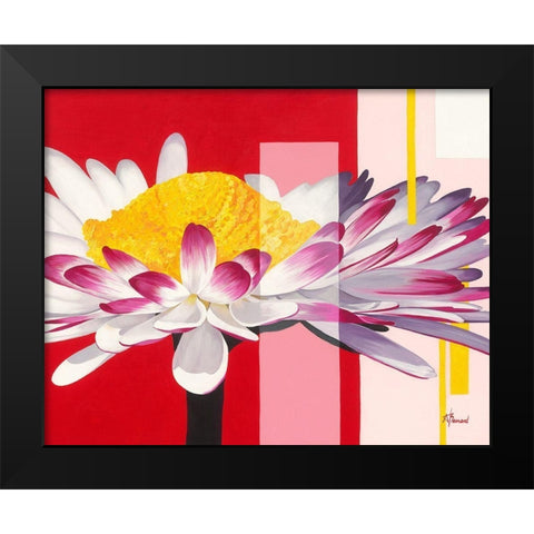 Paquerette I Black Modern Wood Framed Art Print by Bernard, Anne