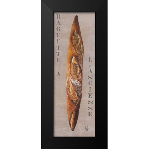 Baguette a l ancienne Black Modern Wood Framed Art Print by Defontenay, Elodie