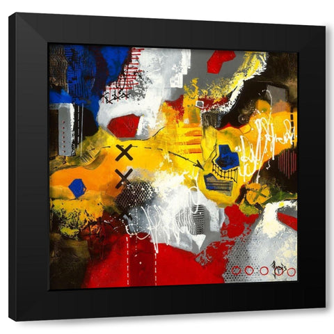Et pourquoi pas? Black Modern Wood Framed Art Print with Double Matting by Jadis