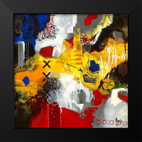 Et pourquoi pas? Black Modern Wood Framed Art Print by Jadis