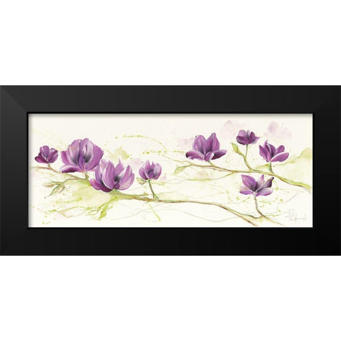 Magnolie II Black Modern Wood Framed Art Print by Zacher-Finet, Isabelle