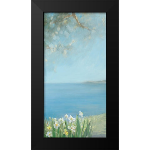 Isola Bella I Black Modern Wood Framed Art Print by Vernageau, Sylvie