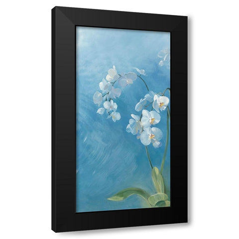 Phalaenopsis Fontaine I Black Modern Wood Framed Art Print by Vernageau, Sylvie