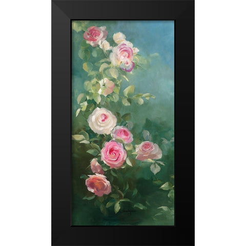 Rosier Pierre de Ronsard Black Modern Wood Framed Art Print by Vernageau, Sylvie