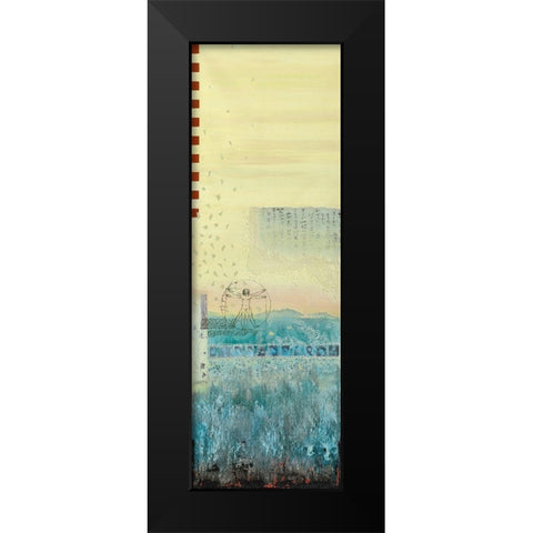 Mahler III Black Modern Wood Framed Art Print by Holtkamp, Margreet