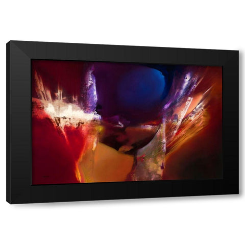 De Over Winning Black Modern Wood Framed Art Print by ARVEE