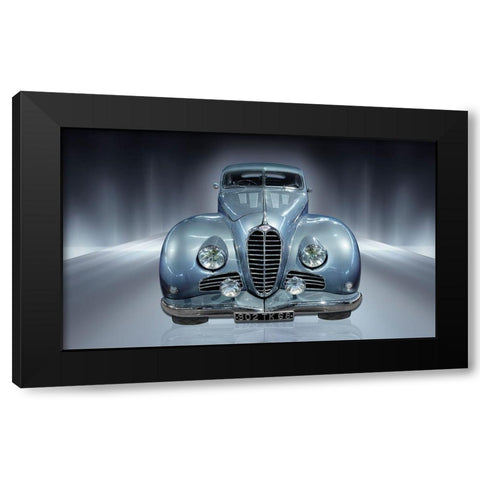 Car Collection 11 Black Modern Wood Framed Art Print by Hillert, Peter