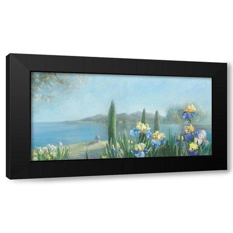 Isola Bella Black Modern Wood Framed Art Print by Vernageau, Sylvie