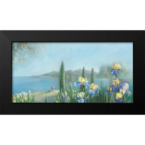 Isola Bella Black Modern Wood Framed Art Print by Vernageau, Sylvie
