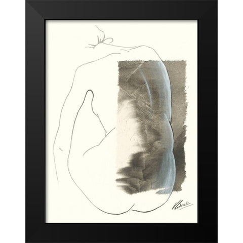 MaÃ¯teÂ I Black Modern Wood Framed Art Print by Cadoret, Virginie