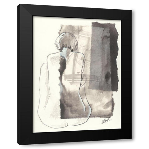 NoemieÂ II Black Modern Wood Framed Art Print with Double Matting by Cadoret, Virginie
