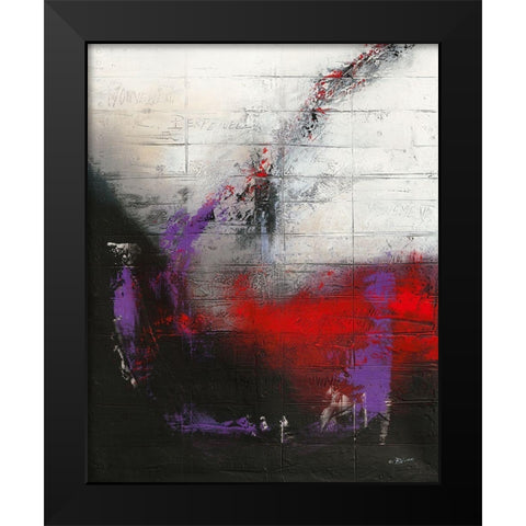 Mouvement perpetuel Black Modern Wood Framed Art Print by Becam, Carole