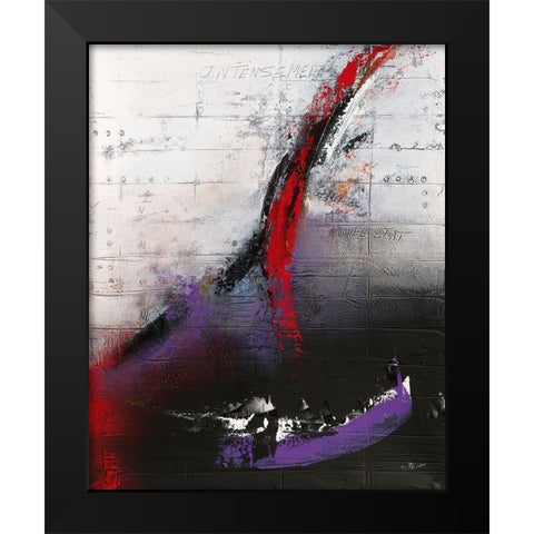 Intensement vivant Black Modern Wood Framed Art Print by Becam, Carole