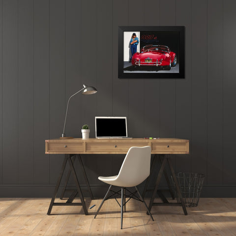 427 ci Black Modern Wood Framed Art Print by Tempier, Guy