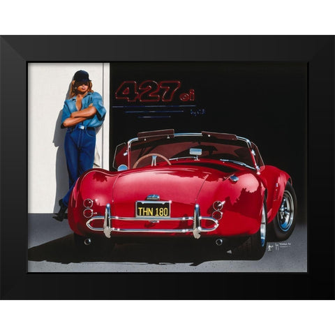 427 ci Black Modern Wood Framed Art Print by Tempier, Guy