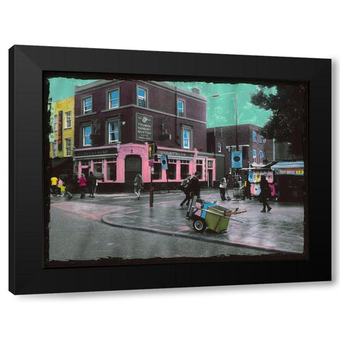 Under Control Black Modern Wood Framed Art Print with Double Matting by Simonutti, Riccardo