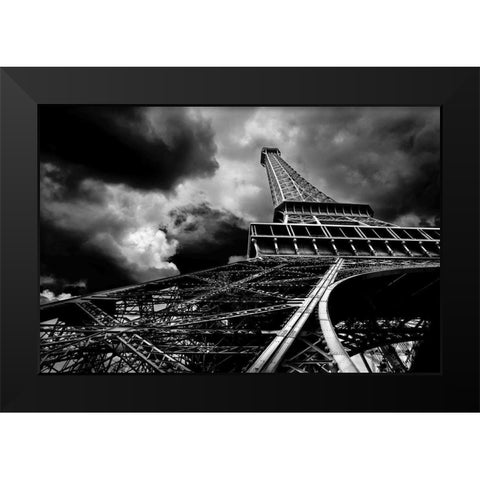 The Tower Black Modern Wood Framed Art Print by Bertrande, Arnaud