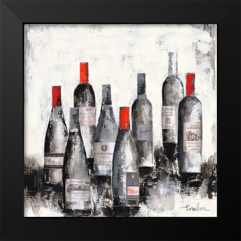 Selection de ma cave VIII Black Modern Wood Framed Art Print by Persillon, Francoise