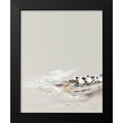 Petit matin Black Modern Wood Framed Art Print by de Courcy, Gerard