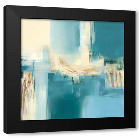 Reflets III Black Modern Wood Framed Art Print by Ball, Veronique