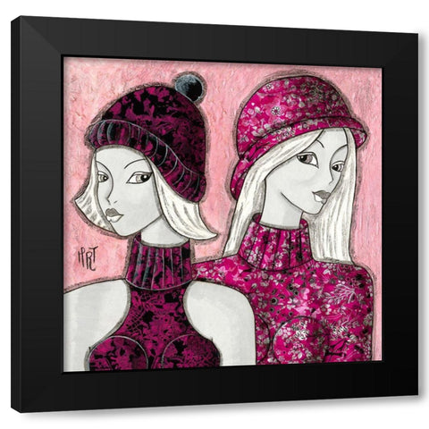 Fachees Black Modern Wood Framed Art Print with Double Matting by MIROTA