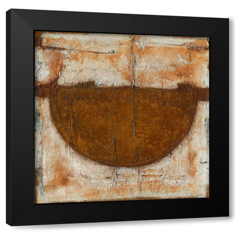Werk Nr. 10_14 Kein Titel Black Modern Wood Framed Art Print by Eckerle, Rudi