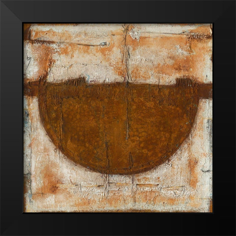 Werk Nr. 10_14 Kein Titel Black Modern Wood Framed Art Print by Eckerle, Rudi