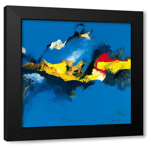 Variations abstraites IV Black Modern Wood Framed Art Print by Magis, Pascal