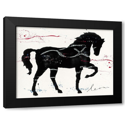 Doma Classica Black Modern Wood Framed Art Print with Double Matting by Bosboom, Leon