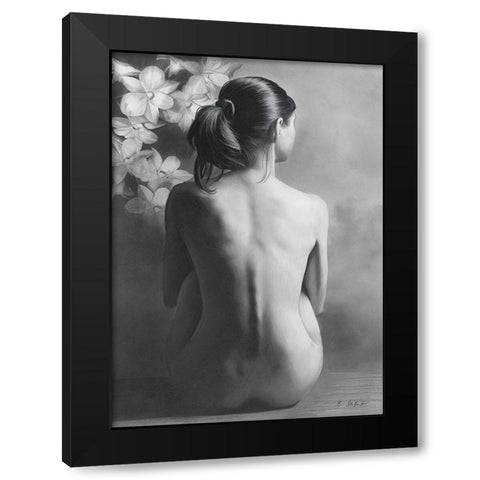 The Last Days of Summer Black Modern Wood Framed Art Print by Seifert, Brita