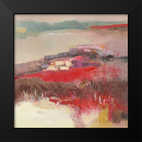 Le Hameau Black Modern Wood Framed Art Print by Parise, Chantal