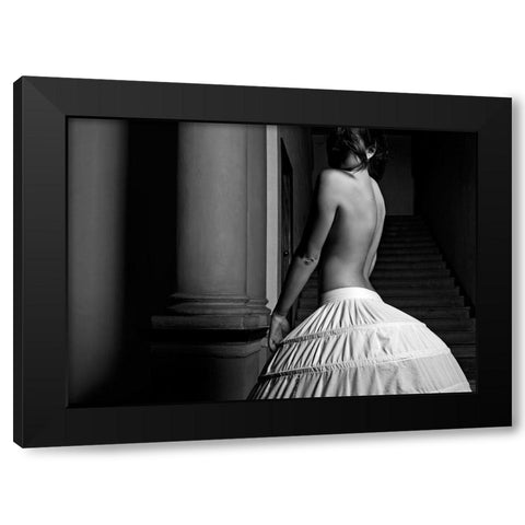 Romantic Dream Black Modern Wood Framed Art Print by Milillo, Marco