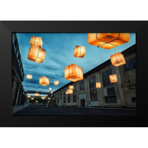 Jungkunst Black Modern Wood Framed Art Print by John Wilhelm is a Photoholic